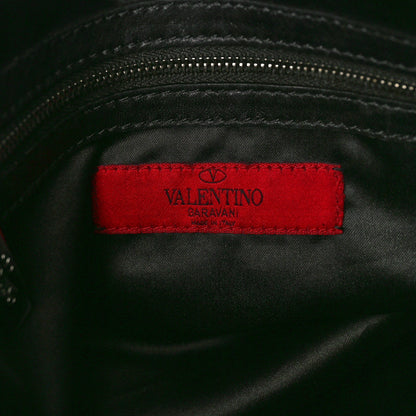 Valentino Garavani Nappa Pleated Petale Tote Black 6 of 12