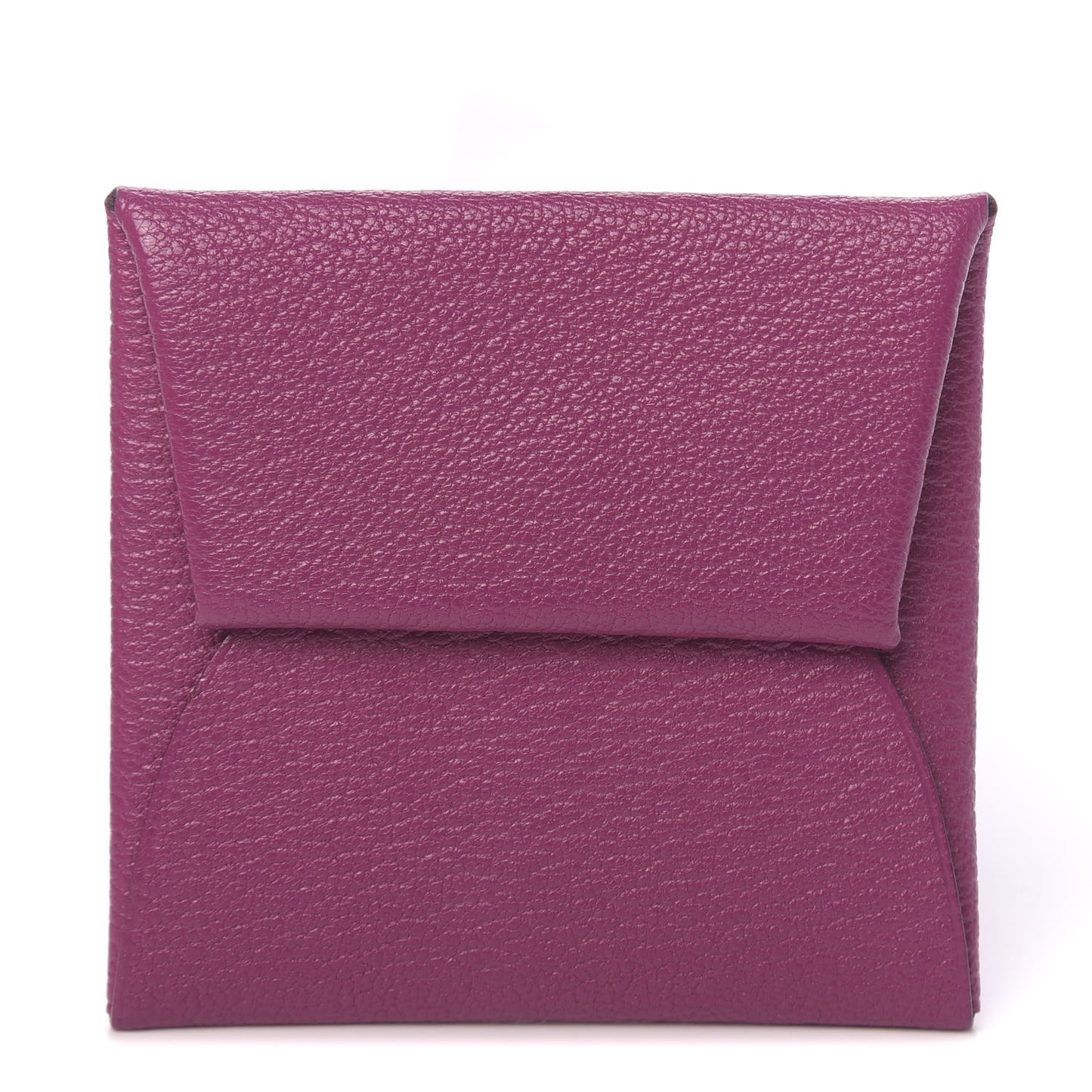 Chevre Mysore Bastia Coin Purse Rose Pourpre
