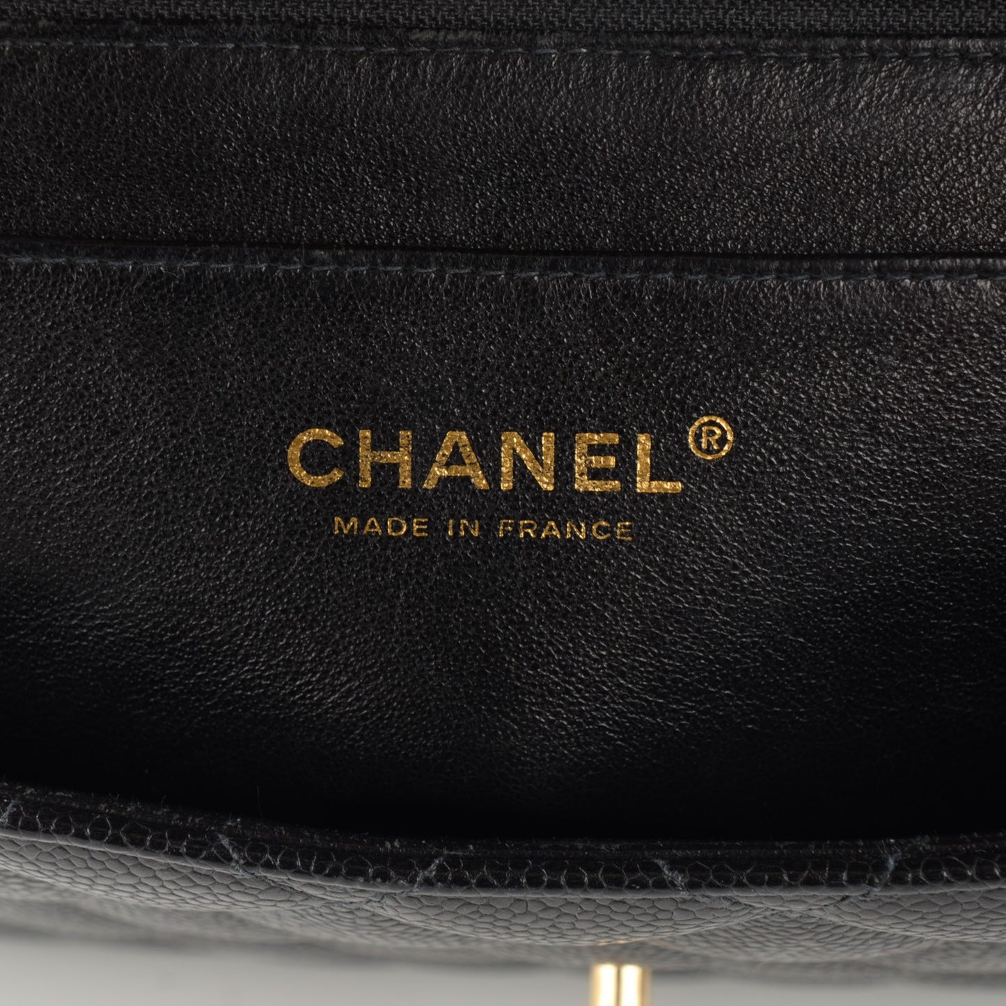 Caviar Quilted Jumbo Single Flap Black