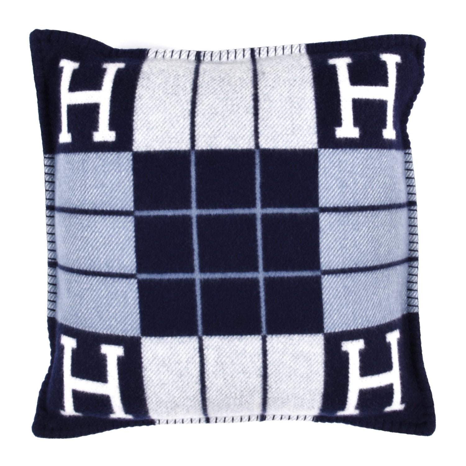 Hermes Wool Cashmere Avalon III Pillow PM Ecru Caban 1 of 4