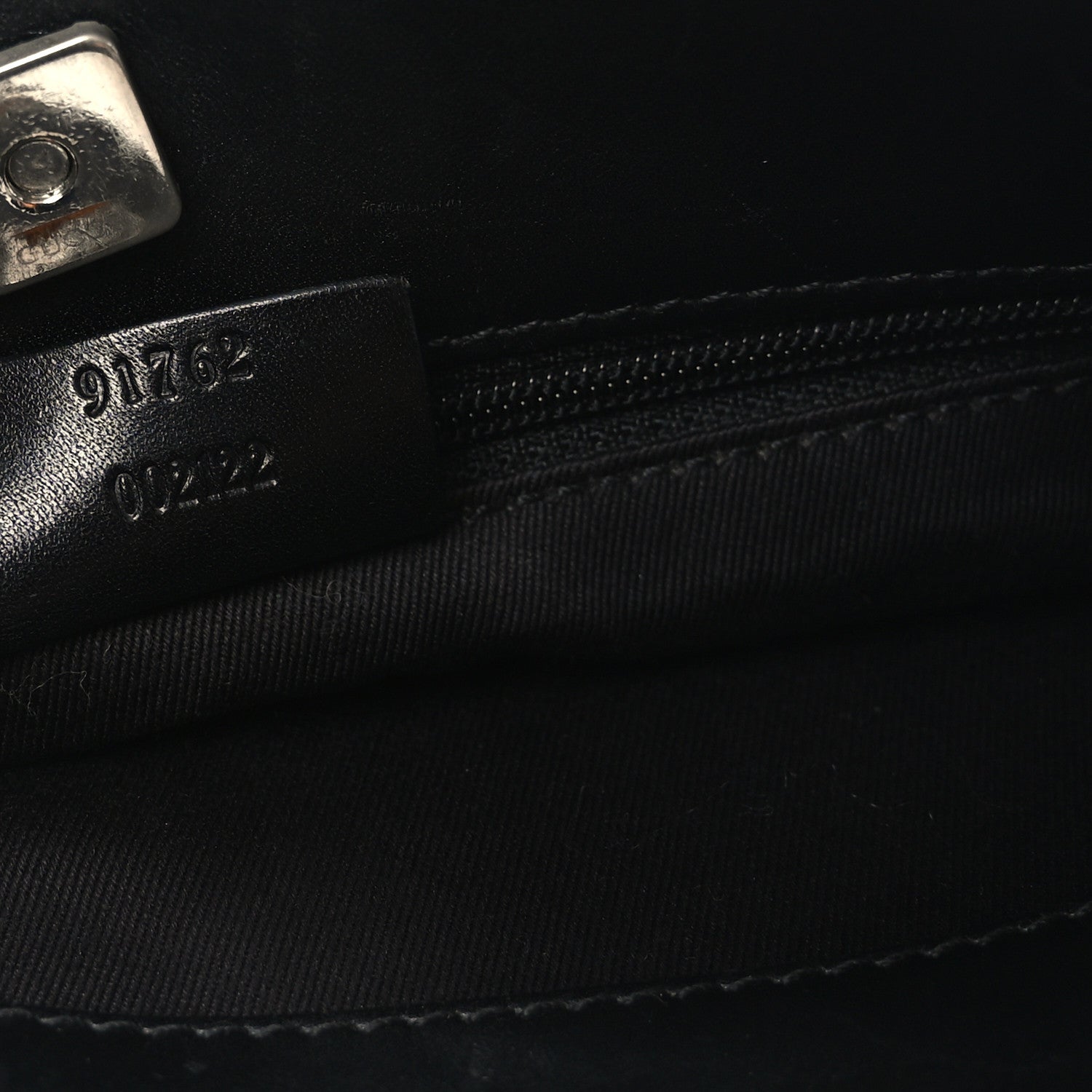 Gucci Monogram Messenger Bag Black 7 of 10