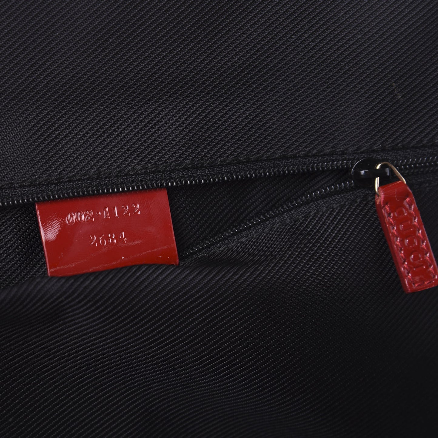 Patent Guccissima Tote Red