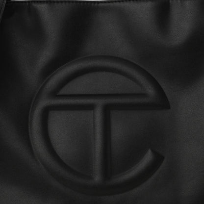Telfar Vegan Leather Medium Shopping Bag Black 8 of 13