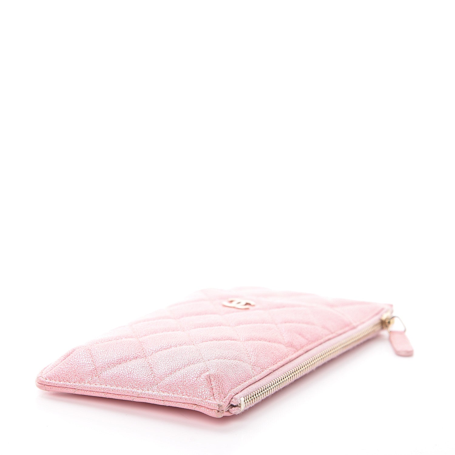 Chanel Iridescent Caviar Quilted Classic iPhone Pouch Rose Pink 4 of 14