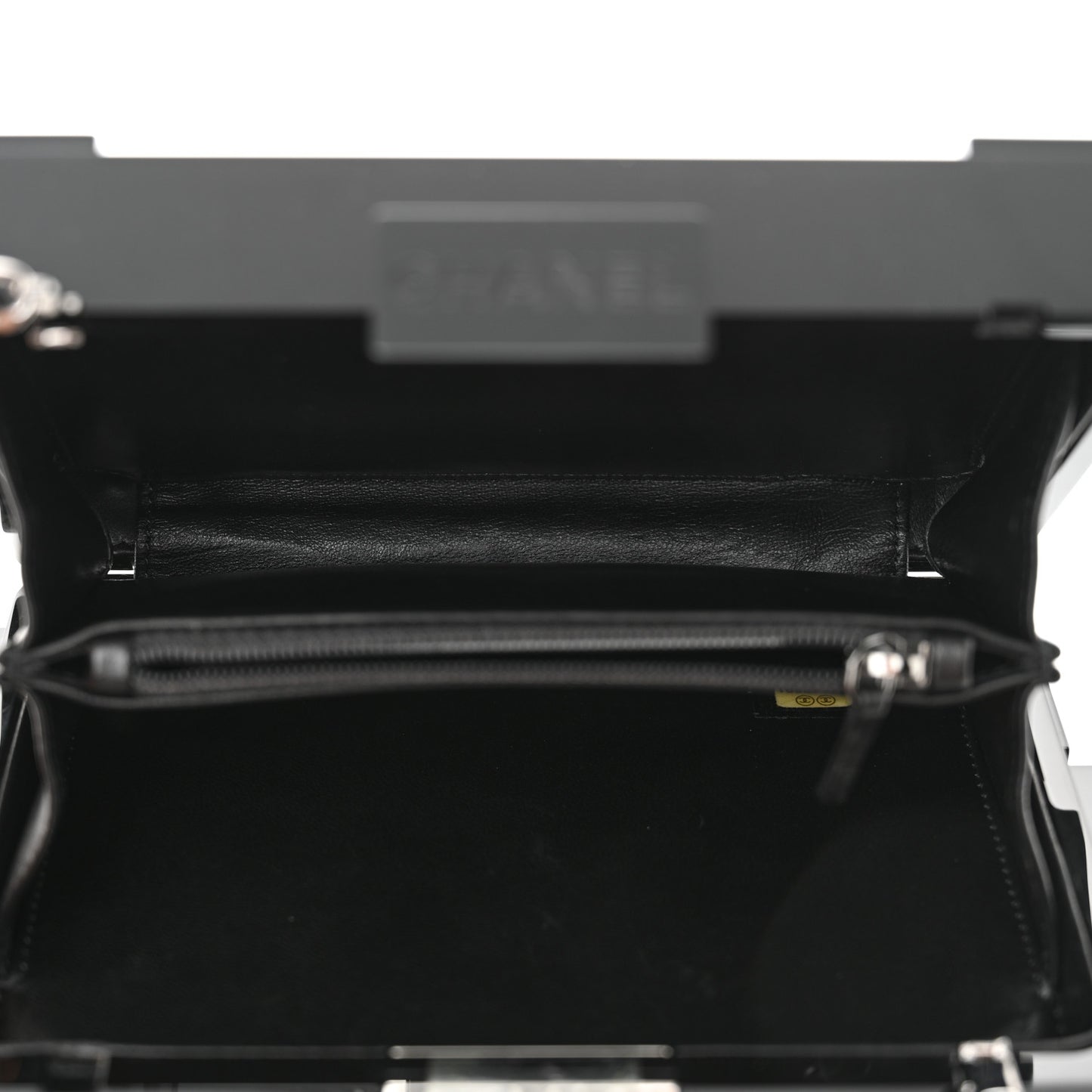 Plexiglass Barcode Boy Brick Lego Clutch Black