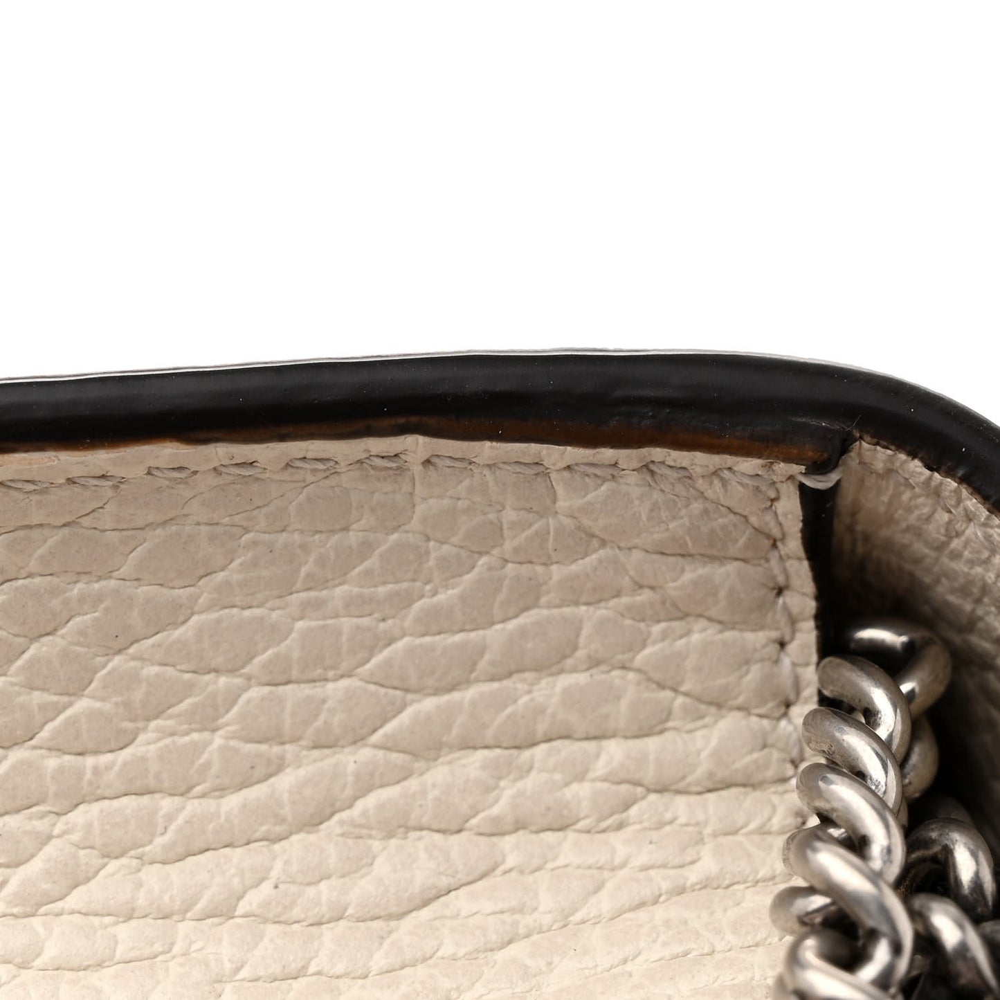 Dollar Calfskin Crystal Super Mini Dionysus Shoulder Bag Mystic White Black Diamond