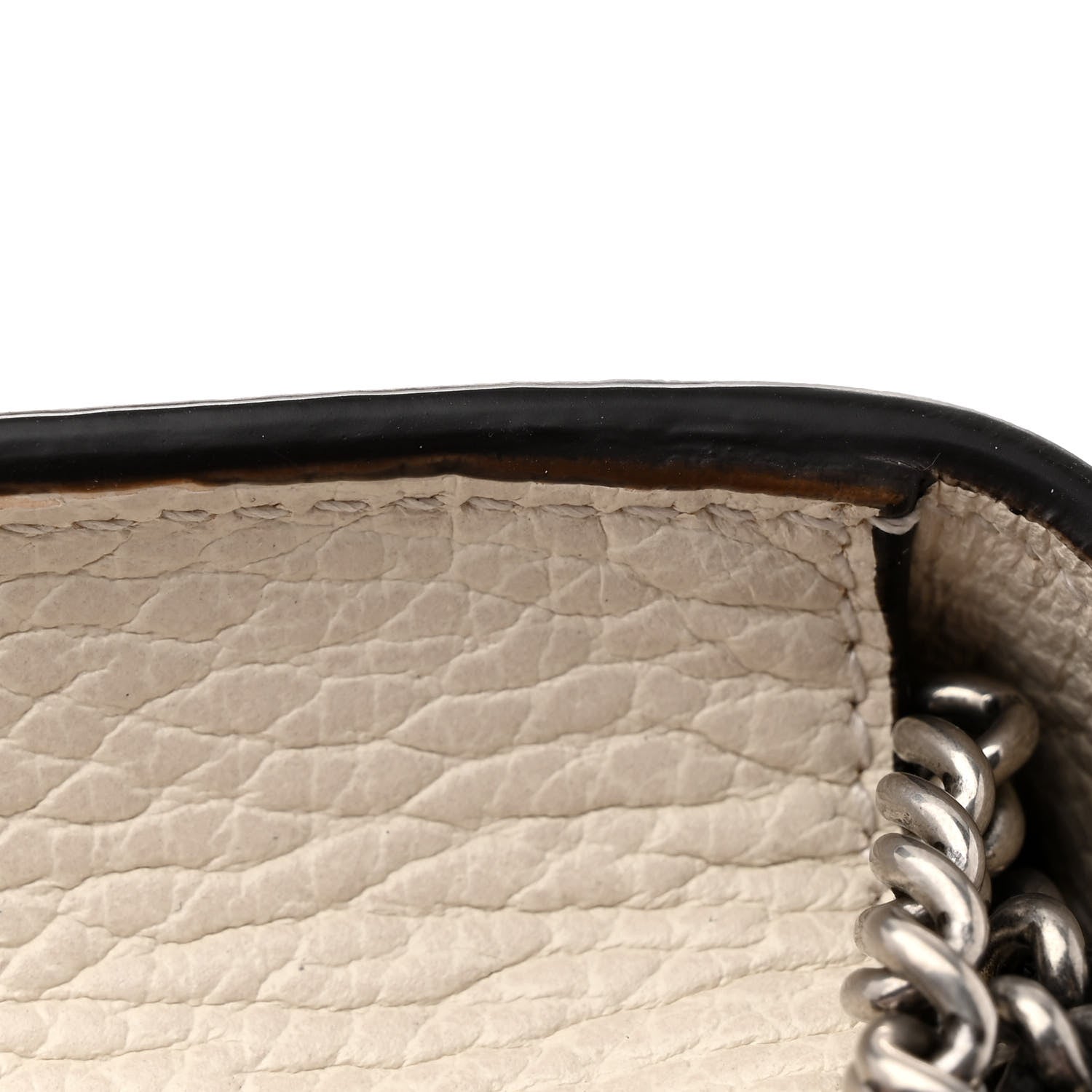Gucci Dollar Calfskin Crystal Super Mini Dionysus Shoulder Bag Mystic White Black Diamond 11 of 11