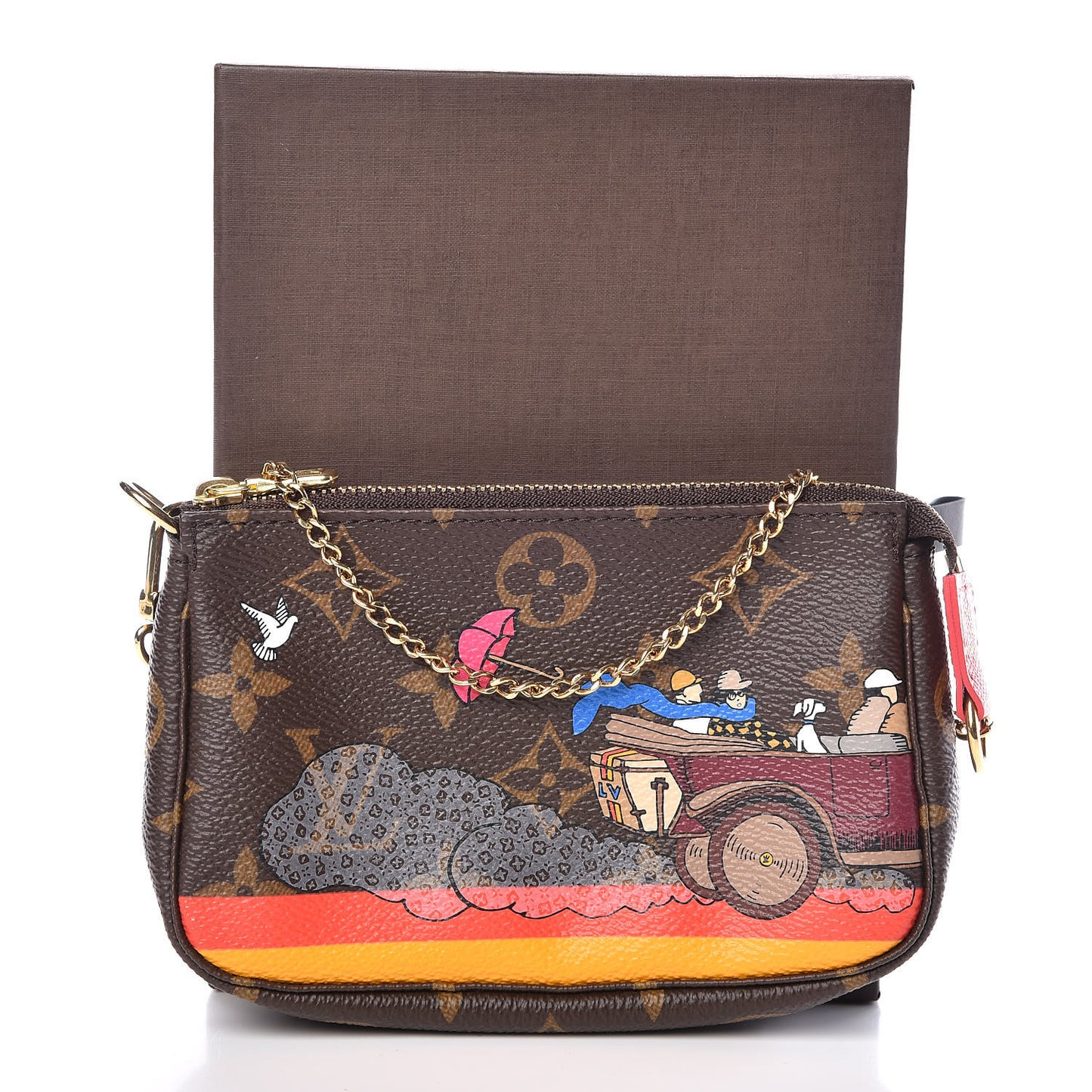 Monogram 2015 Christmas Animation Mini Pochette Accessories