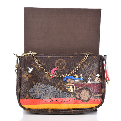 Louis Vuitton Monogram 2015 Christmas Animation Mini Pochette Accessories 10 of 10