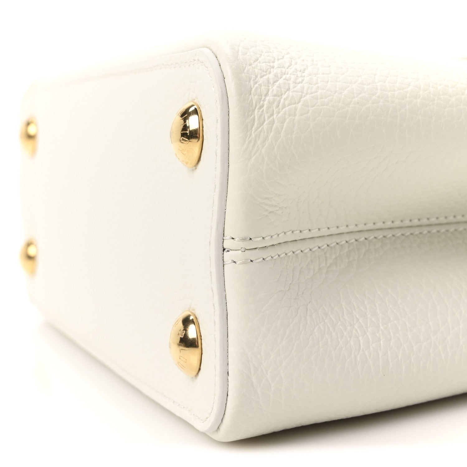 Louis Vuitton Taurillon Capucines BB Blanc Casse 9 of 9