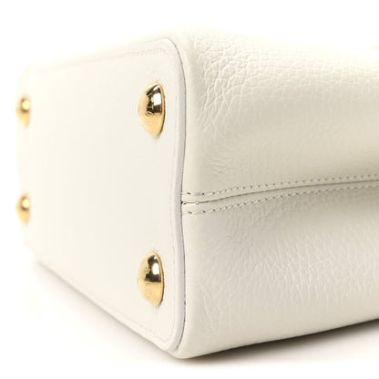 Louis Vuitton Taurillon Capucines BB Blanc Casse 9 of 9