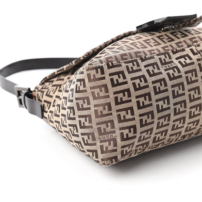 Fendi Zucchino Mama Baguette Dark Brown 6 of 9