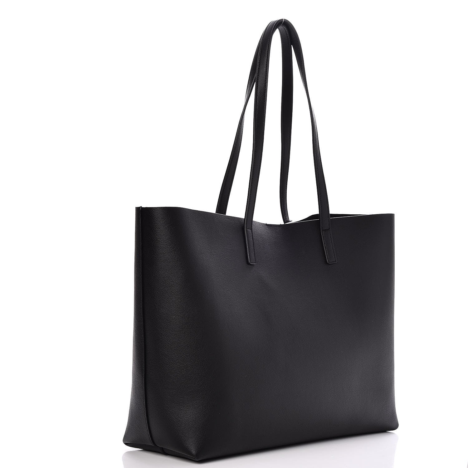 Saint Laurent Calfskin Large Shopping Tote Black 4 of 8