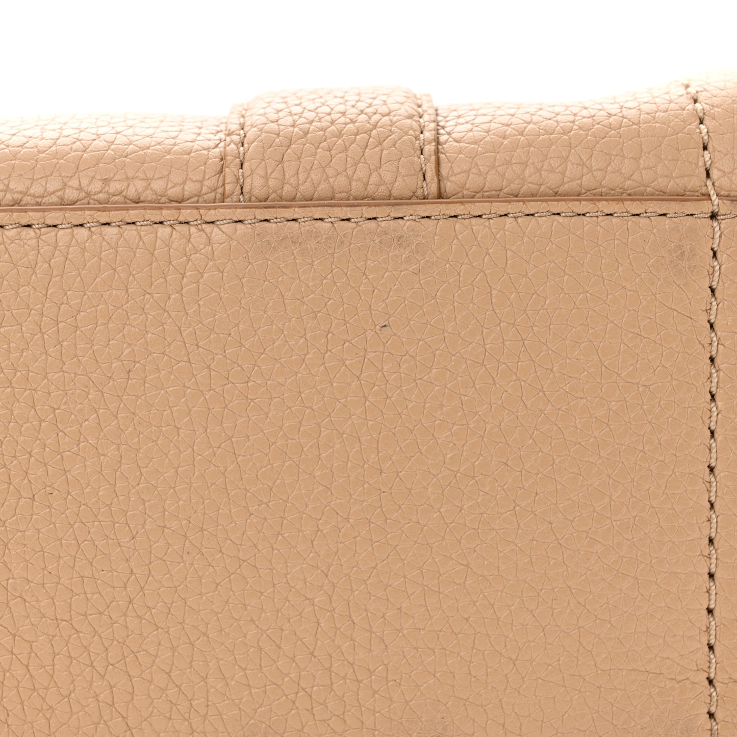 Grained Calfskin Small The Tote Bag Camel