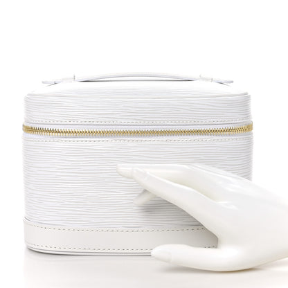 Louis Vuitton Epi Nice Mini White 2 of 10