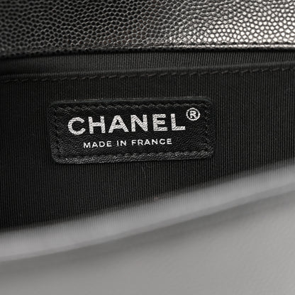 Chanel Caviar Quilted Medium Boy Flap Black 6 of 14