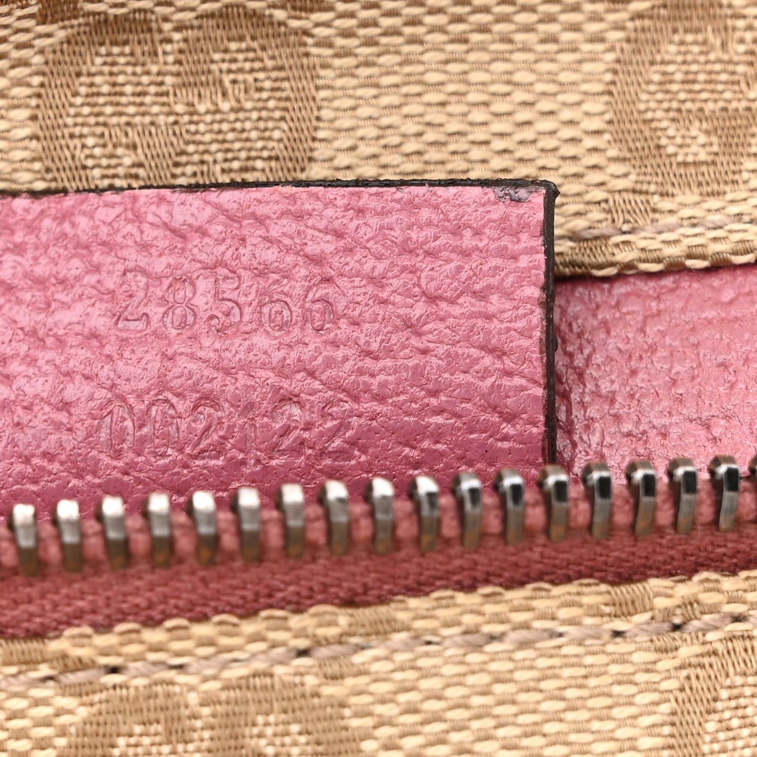 Gucci GG Monogram Web Double Pocket Belt Bag Pink 9 of 13