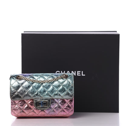 Chanel Metallic Goatskin Quilted Mini 2.55 Reissue Flap Multicolor 11 of 11