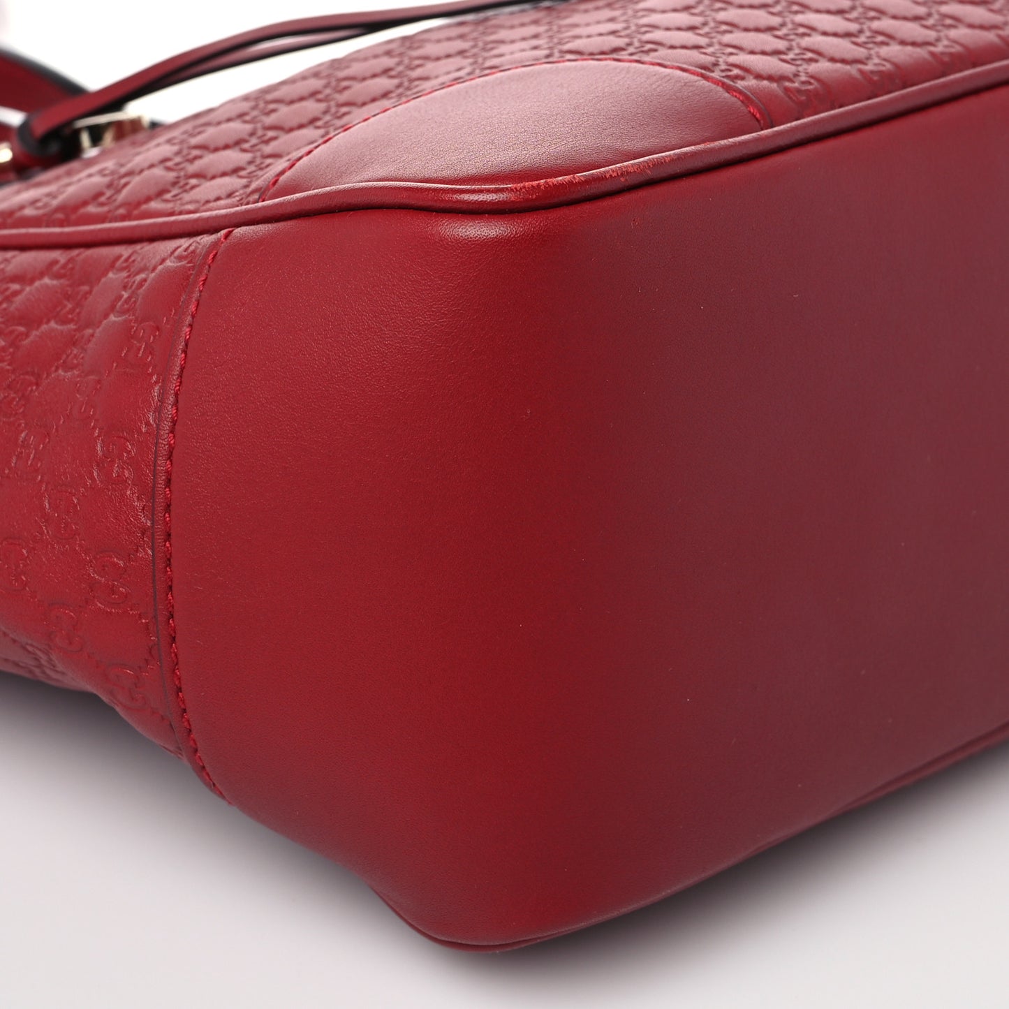 Microguccissima Small Bree Tote Red