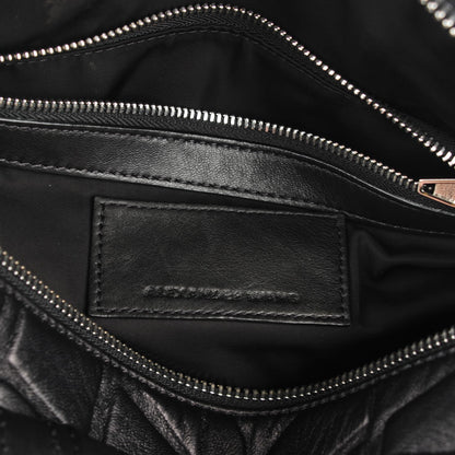 Alexander McQueen ALEXANDER WANG Neoprene Injected Lambskin Rocco Black Rhodium Hardware 6 of 8