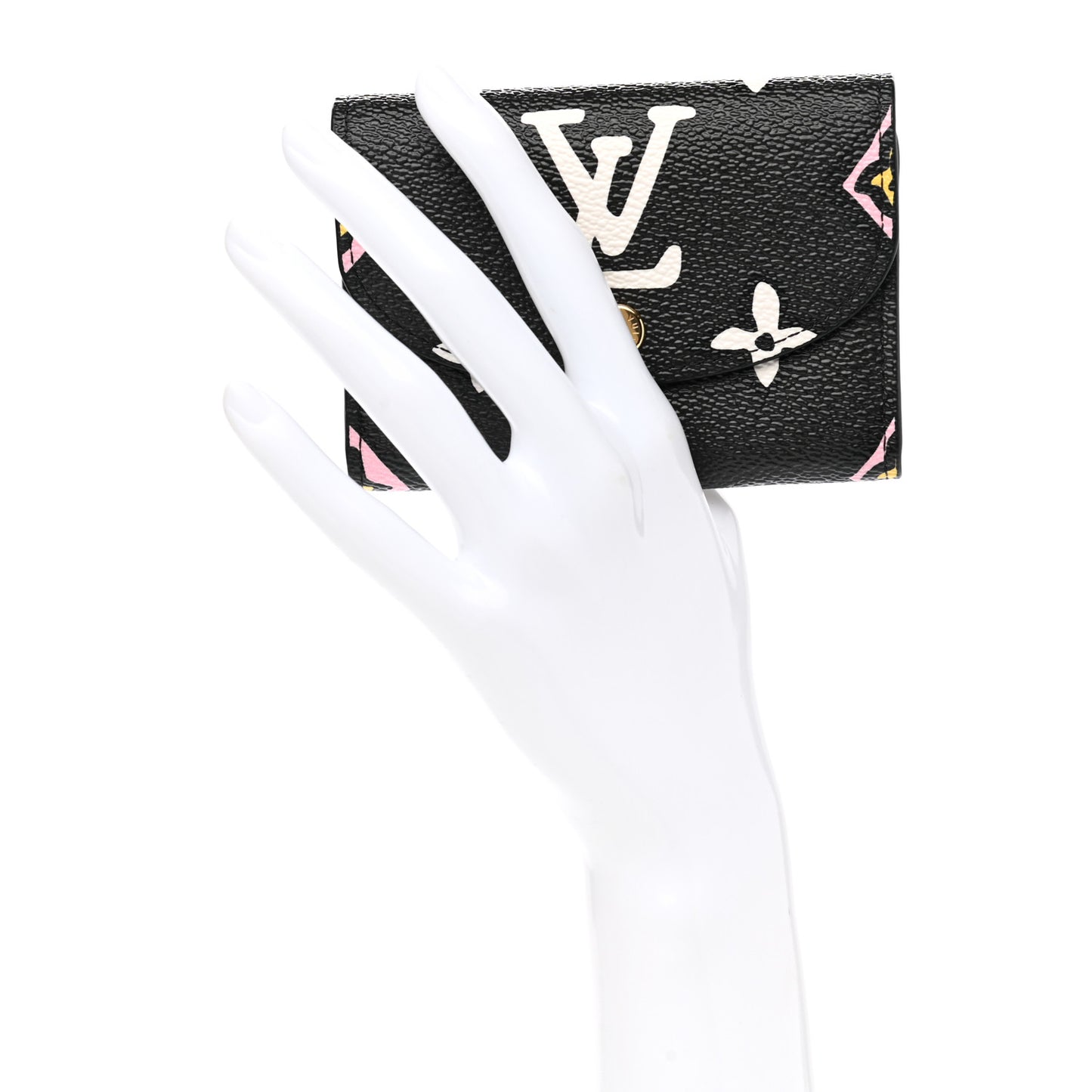 Monogram Giant Wild At Heart Rosalie Coin Purse Black