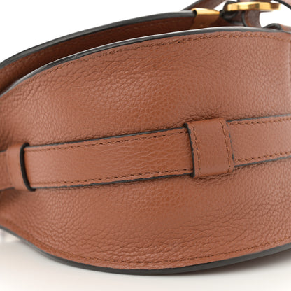 Chloe Grained Calfskin Small Marcie Saddle Bag Tan 10 of 13