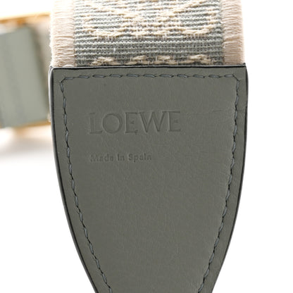 Loewe Calfskin Jacquard Anagram Luna Strap Ash Grey 4 of 6