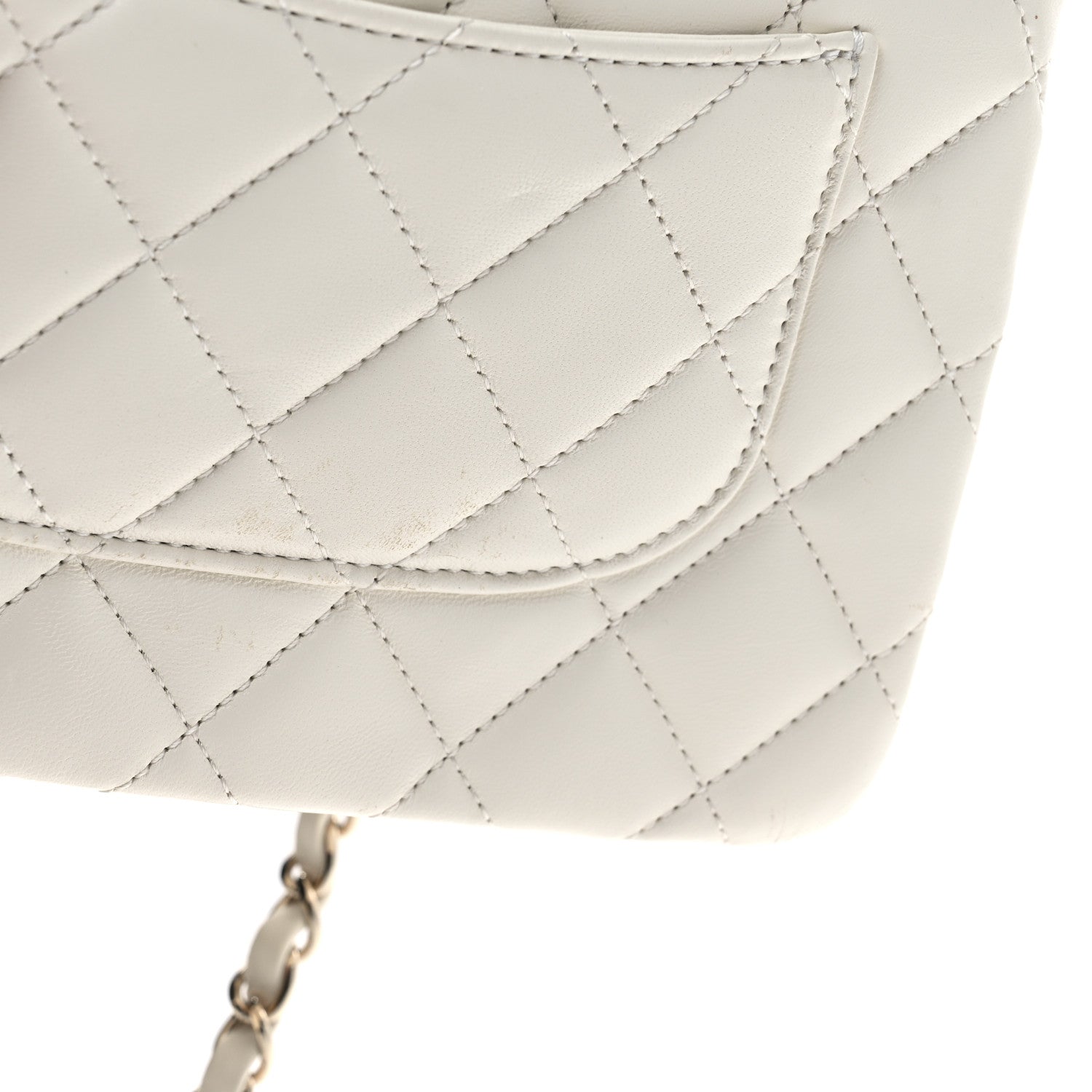 Chanel Lambskin Quilted Mini Trendy CC Dual Handle Flap Bag White 13 of 13