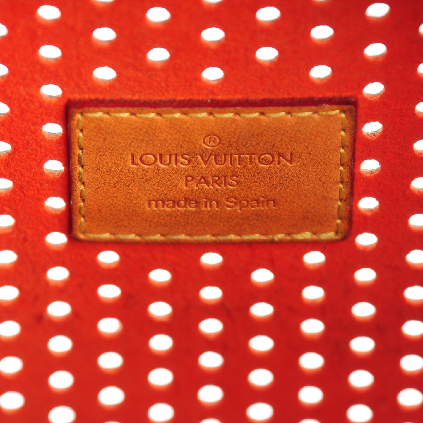 Monogram Perforated Musette Orange