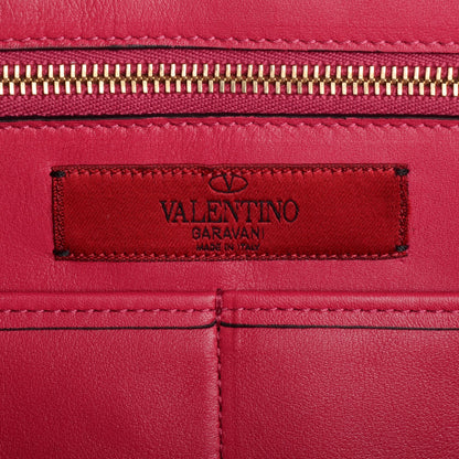 Valentino Garavani Vitello Medium Rockstud Tote Cyclamin 7 of 9