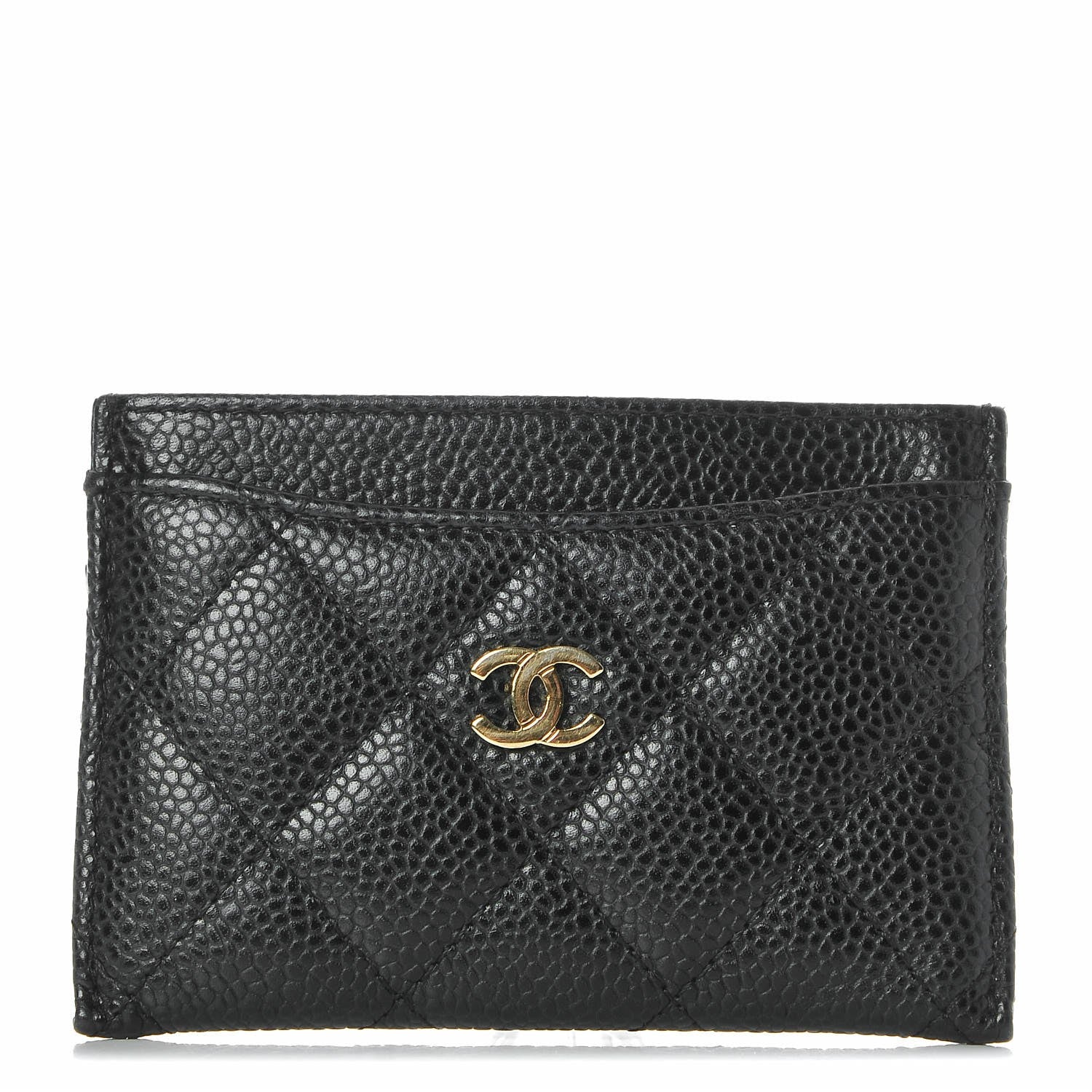 Chanel Caviar Quilted Card Holder Black 1 of 10