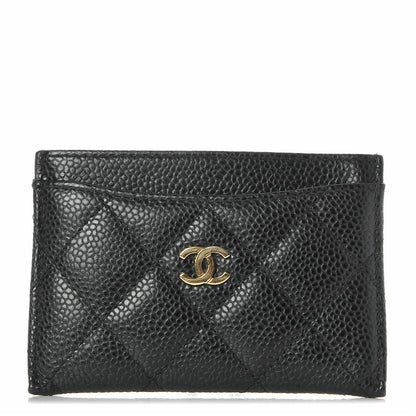 Chanel Caviar Quilted Card Holder Black 1 of 10