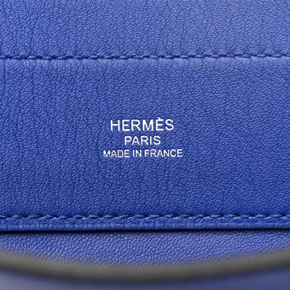 Hermes Milo Lambskin Swift Mini Aline Bleu Electrique 6 of 11