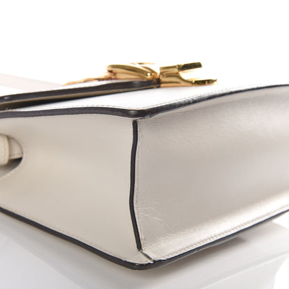 Gucci Calfskin Mini Sylvie Top Handle Bag White 5 of 10