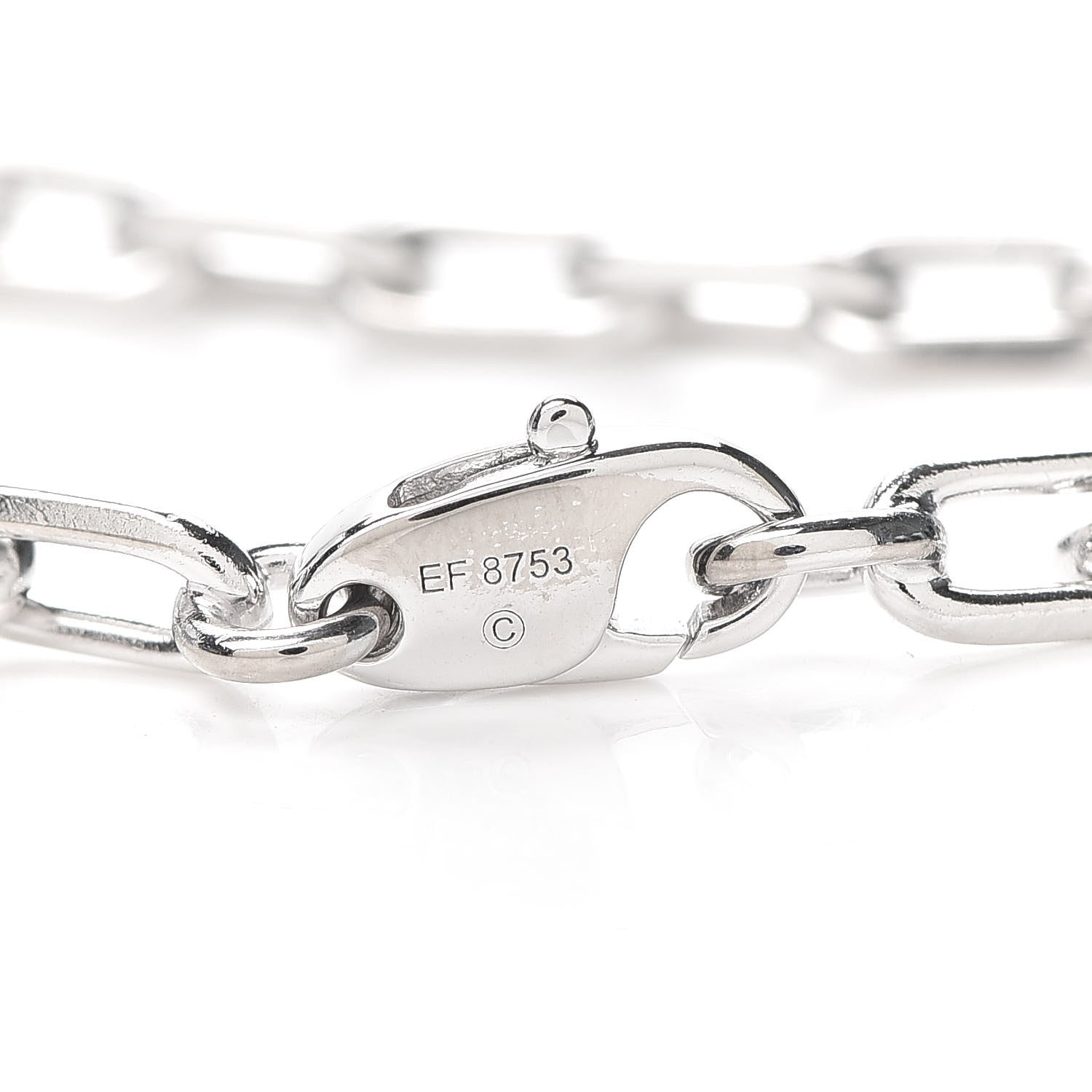 Cartier 18K White Gold Spartacus Chain Bracelet 4 of 5