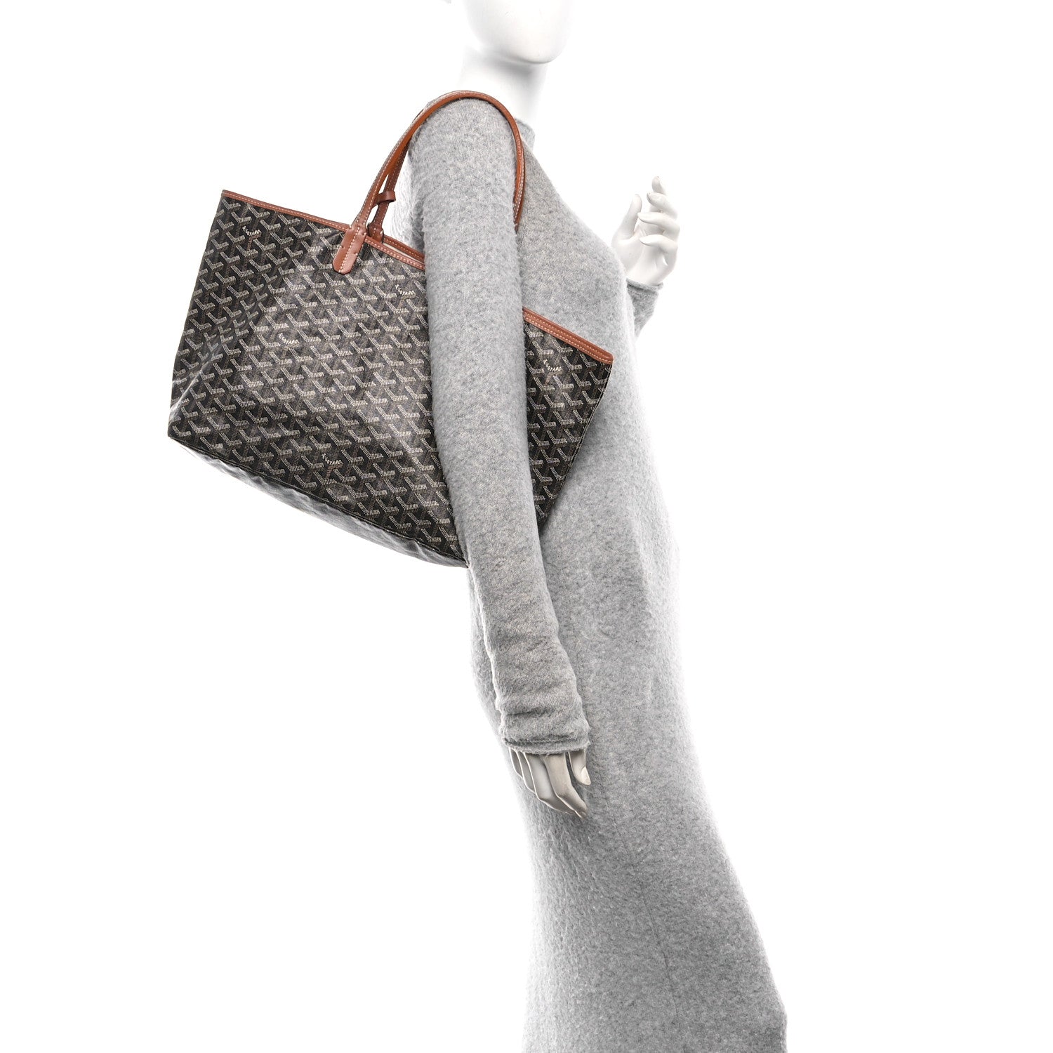 Goyard Goyardine Saint Louis PM Black Gold 2 of 10