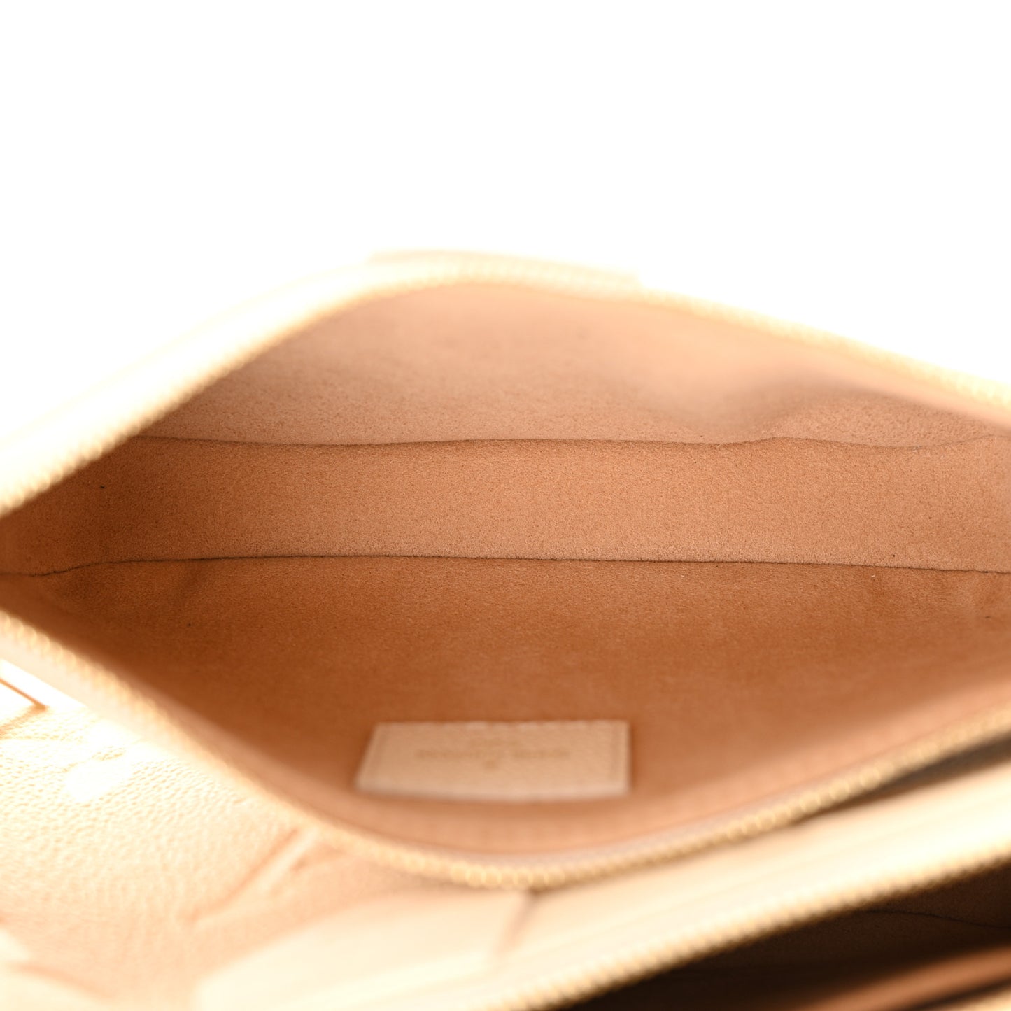 LOUIS VUITTON Empreinte Monogram Giant Multi Pochette Accessories Cream