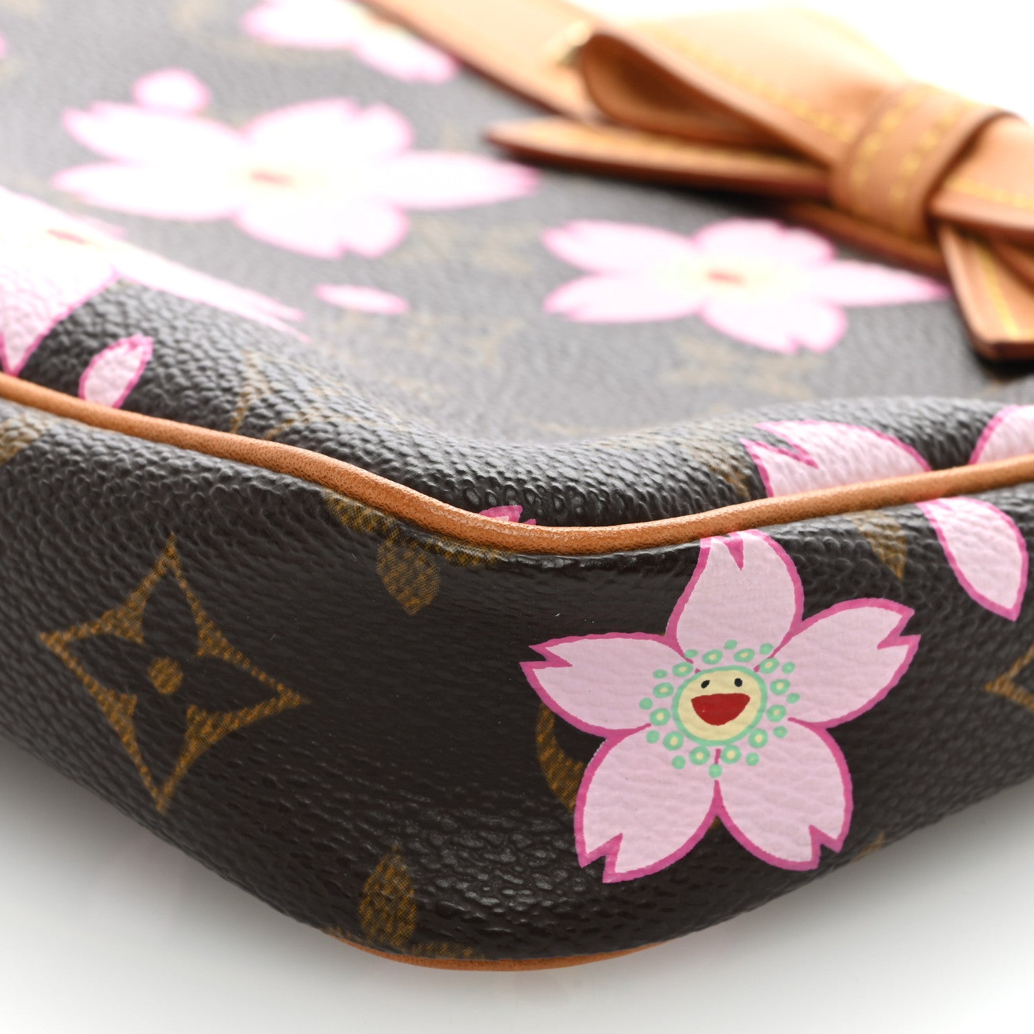 Louis Vuitton Monogram Cherry Blossom Pochette Accessories Brown 8 of 8