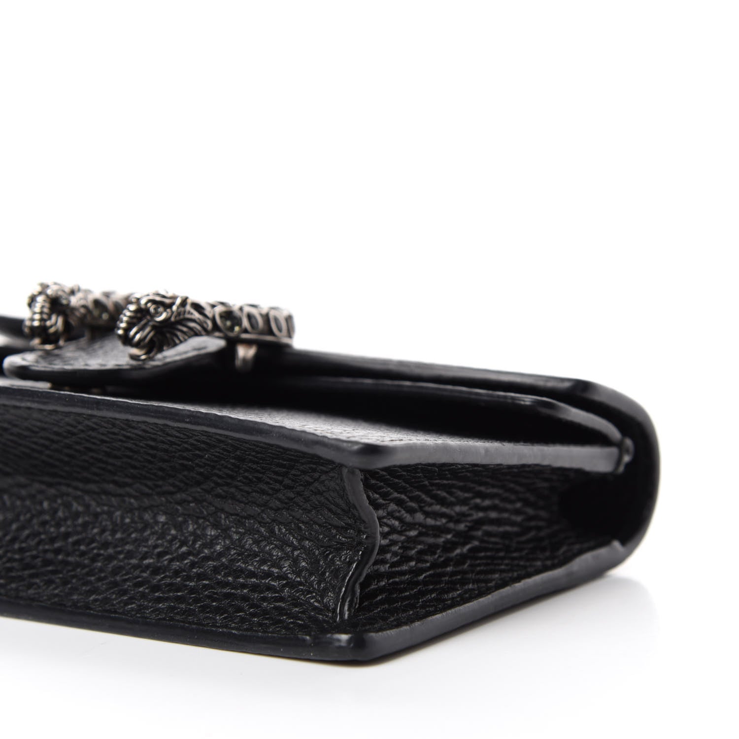 Gucci Calfskin Super Mini Dionysus Shoulder Bag Black 7 of 9