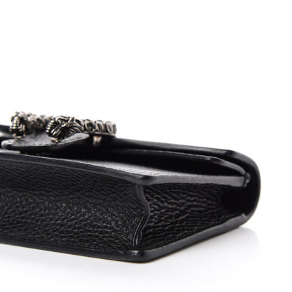 Gucci Calfskin Super Mini Dionysus Shoulder Bag Black 7 of 9
