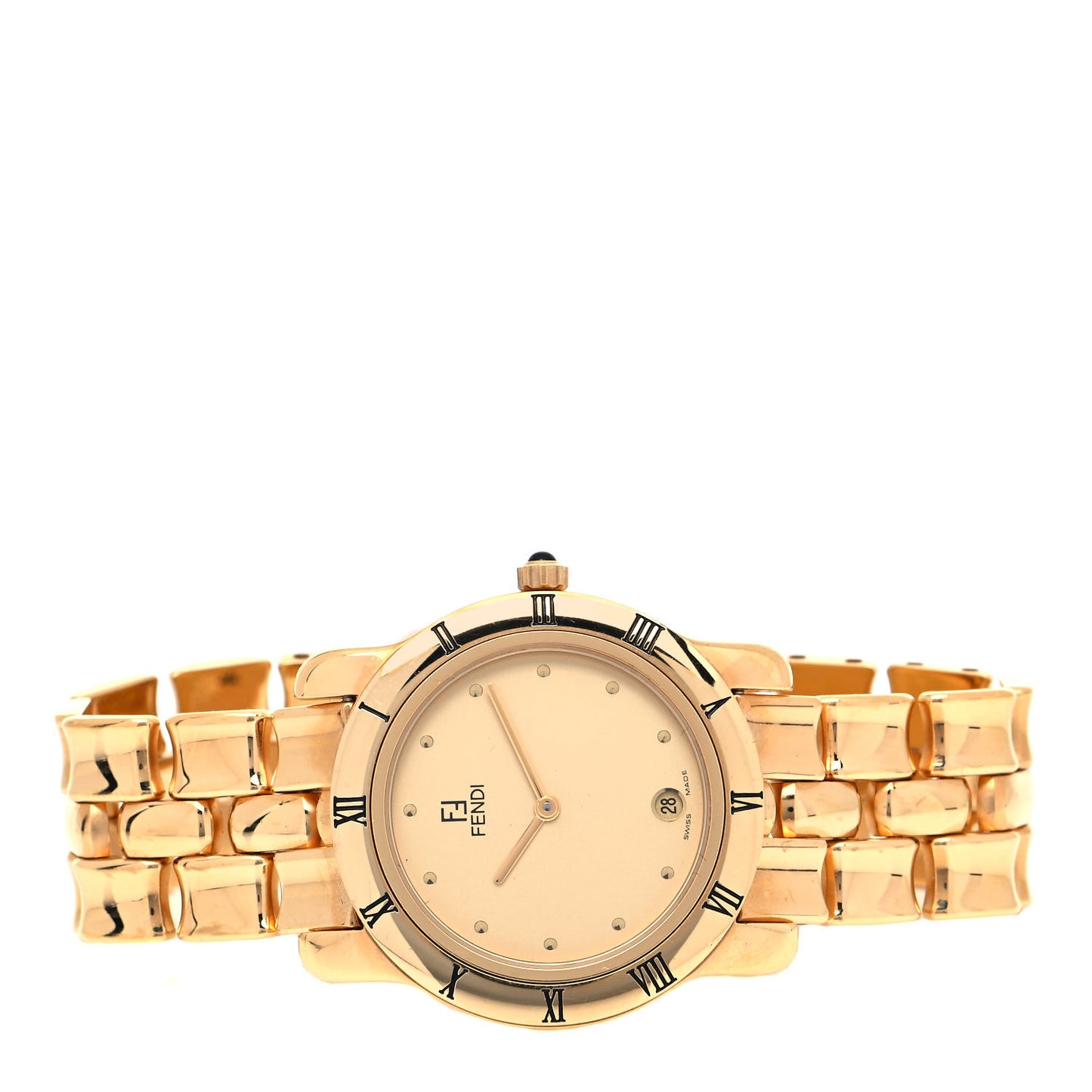Stainless Steel 34mm Orologi Quartz Watch Gold