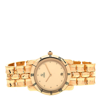 Fendi Stainless Steel 34mm Orologi Quartz Watch Gold 2 of 5