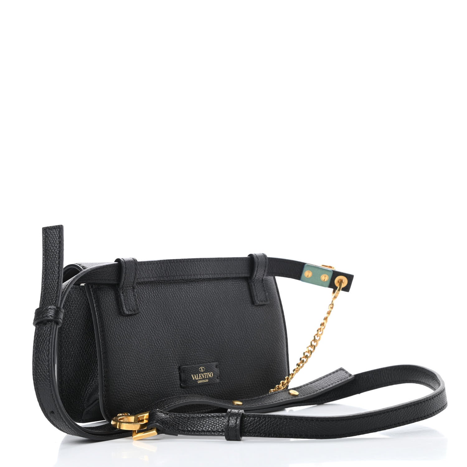 Valentino Garavani Grained Calfskin VSling Belt Bag Black 3 of 13