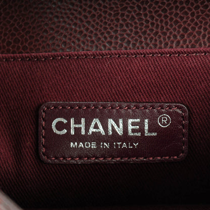 Chanel Caviar Quilted Small Retro Class Flap Burgundy 5 of 6