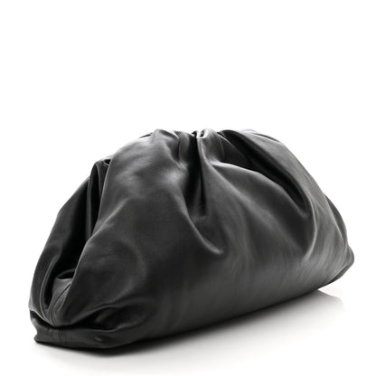 Bottega Veneta Smooth Butter Calf The Pouch Oversized Clutch Black 3 of 8
