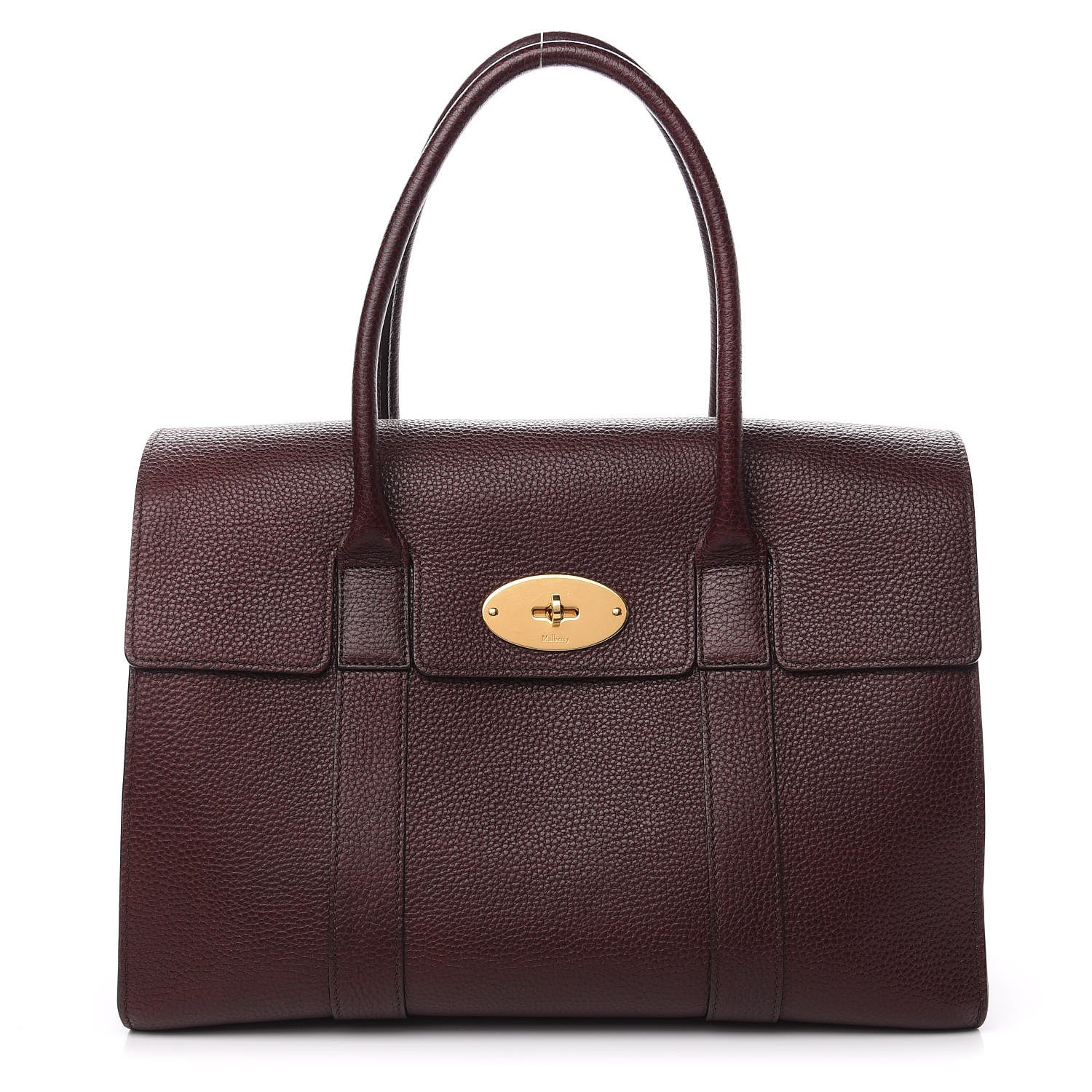 Mulberry Grain Vegetable Tanned Calfskin Bayswater Oxblood 1 of 9