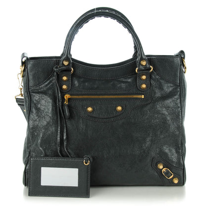 Balenciaga Agneau Giant 12 Gold Hardware Velo Gris Fossile Anthracite 1 of 8