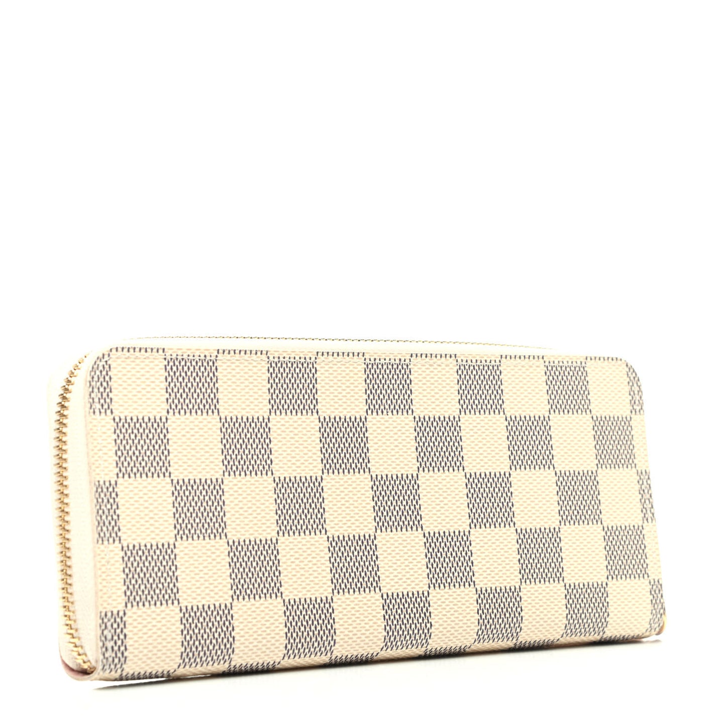 Damier Azur Clemence Wallet Rose Ballerine