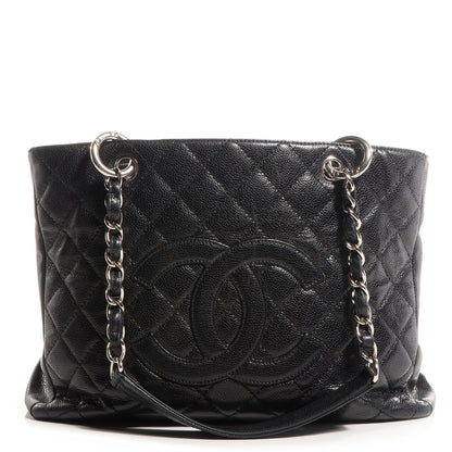 Chanel Caviar Grand Shopping Tote GST Black 1 of 7