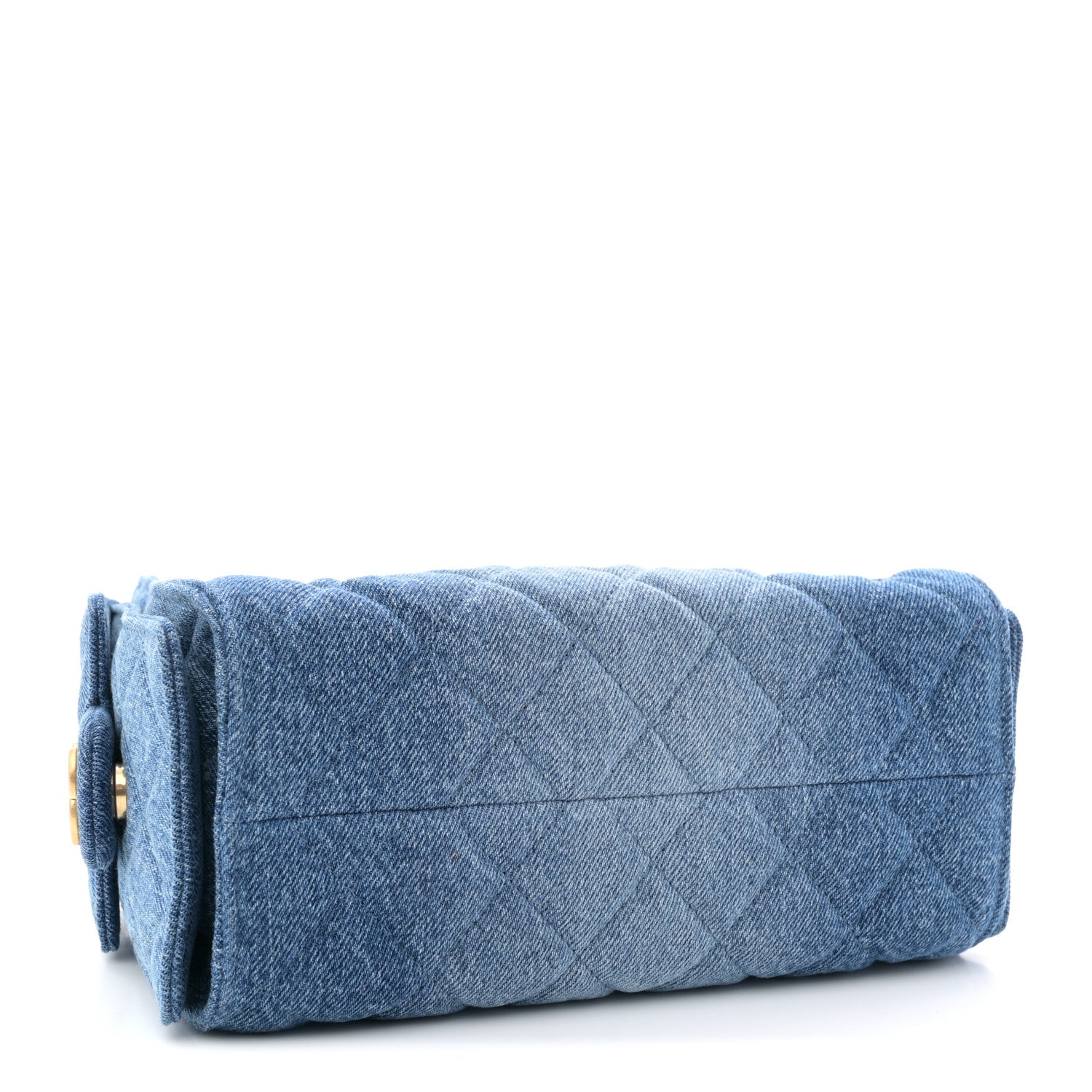 Chanel Washed Denim Quilted Mini Chanel 25 Handbag Blue 6 of 19